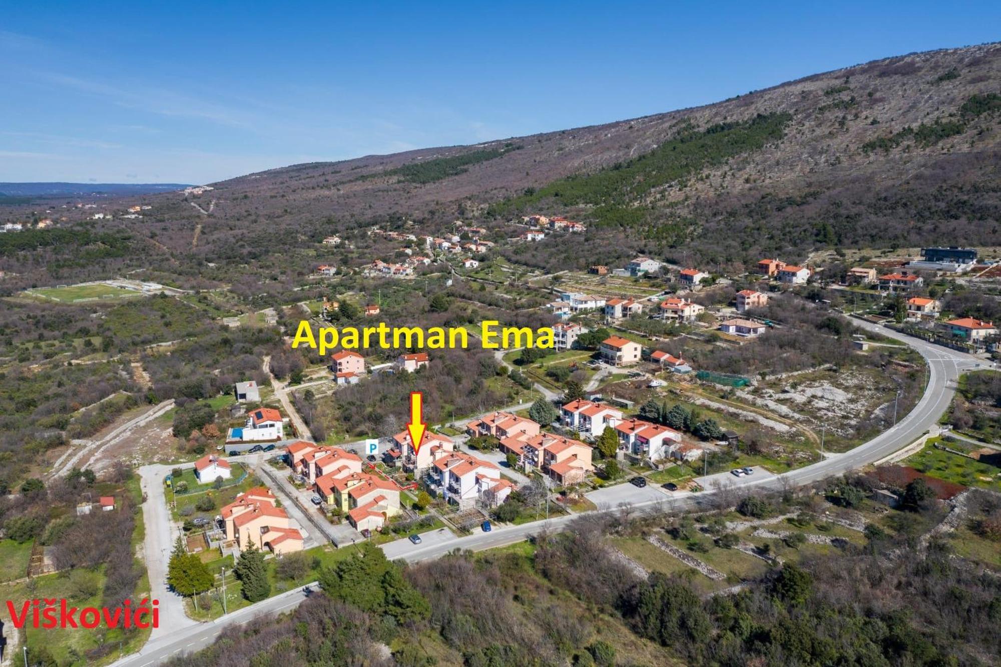 Apartman Ema 4+2 Koromačno Eksteriør bilde